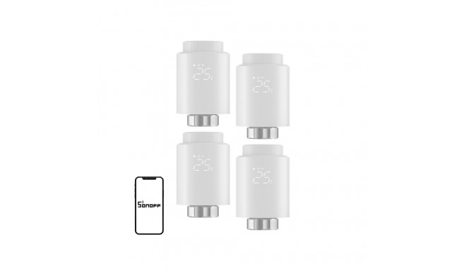 SONOFF ZigBee TRVZB Thermostatic Head, 4-Pack