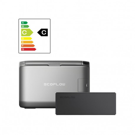 Set: EcoFlow Glacier 45L Portable Refrigerator + 298Wh Battery.