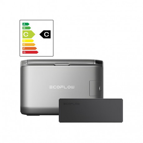 Set: EcoFlow Glacier 55L Portable Refrigerator + 298Wh Battery.