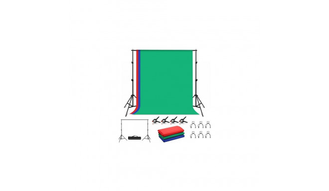 Photo Studio Background Support 2x2m, Backdrops RGB