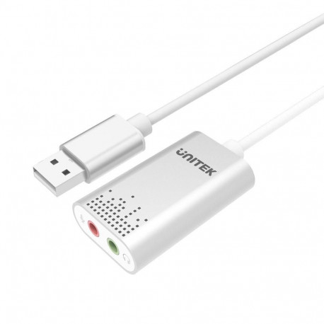 Audio Converter - UNITEK Y-247A USB Type-A 28x12x46mm Silver