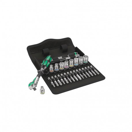 Wera Zyklop Speed 8100 SA 6 narre komplekt padrunite ja otsakutega, 1/4", 28 osa
