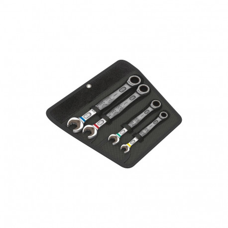 Wera 6000 Joker combination ratcheting wrench set 4pcs 10-19mm