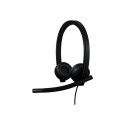 LOGITECH H570e Stereo Teams version Headset Black
