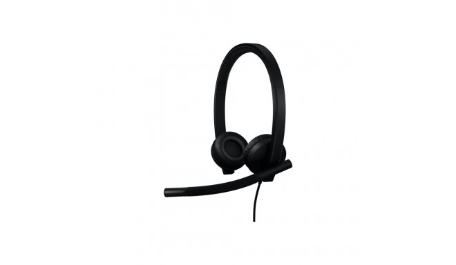 LOGITECH H570e Stereo Teams version Headset Black