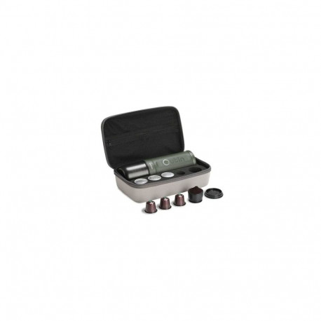 OutIn Nano Portable Espresso Machine, 80ml, 7500mAh, Travel Set, Forest Green EU