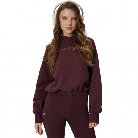 Bluza damska 4F F2175 ciemnorązowa 4FWSS26TSWSF2175 80S