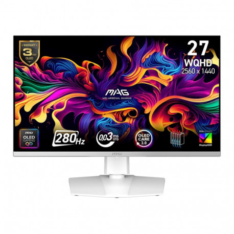 MSI monitor MAG272QPW X28 26.5" QD-OLED 2560 x 1440 Wide Quad HD 16:9 lamed (4711377319751)