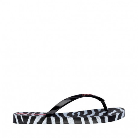 Klapki damskie Ipanema Animal Print czarno-szare 83846-BP655 40