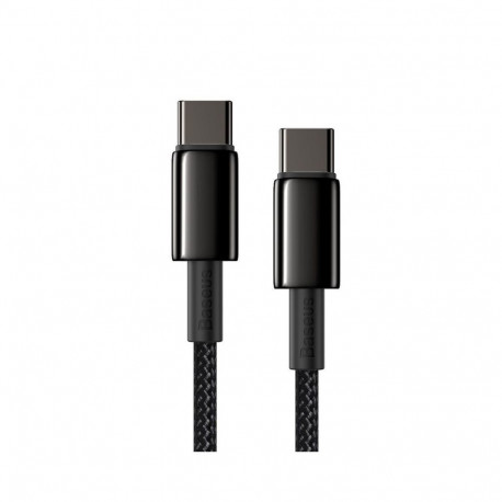 Baseus USB-kaabel CATWJ-01 1m USB C 100W, must