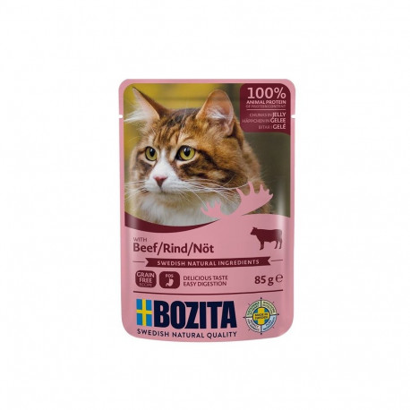 BOZITA Beef Chunks in jelly - wet cat food - 85g