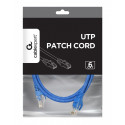 Patch cord Cat.6 UTP 1m blue