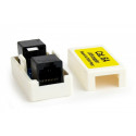 Coupler Cat. 6 LAN8P8C RJ-45F/white