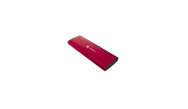 RHINO M.2 NVMe external SSD Eeclosure, USB-C 3.2, ruby red
