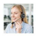 Wireless mono headset flexible microphone