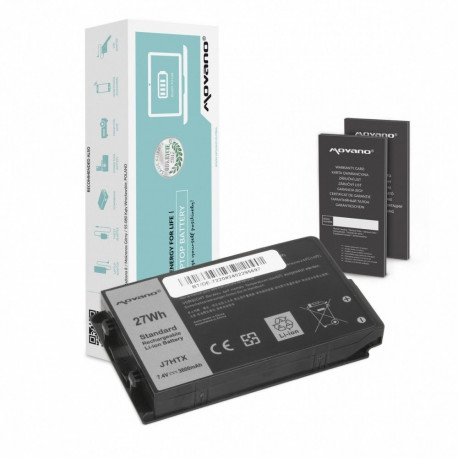 Dell aku J7HTX Latitude 12 Rugged 7202 7212 7220 tahvelarvutitele 3600mAh (27Wh)