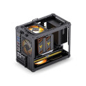 Jonsbo C6 MAX PC Case, Mini Case, Micro-ATX, Tempered Glass - black