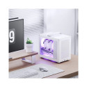 PC case Jonsbo C6 MAX, Mini, Micro-ATX, Tempered Glass - White