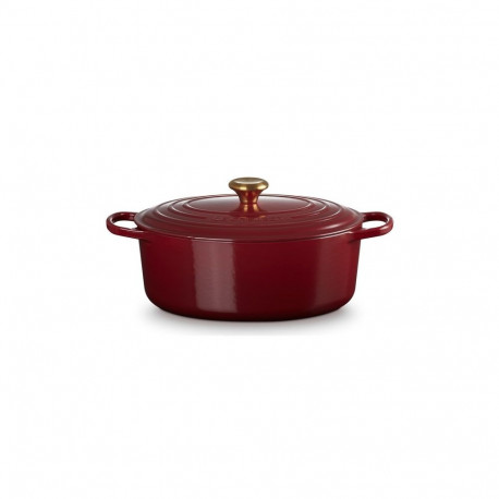 Le Creuset kastrul 21178319494441 6.3L ovaalne, punane