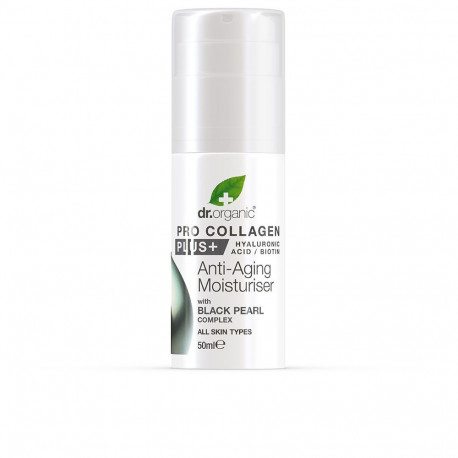 DR. ORGANIC PRO COLAGENO+ crema antiaging de perla negra 50 ml