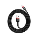 Baseus Cafule USB Lightning Cable 2.4A 1m / red/black