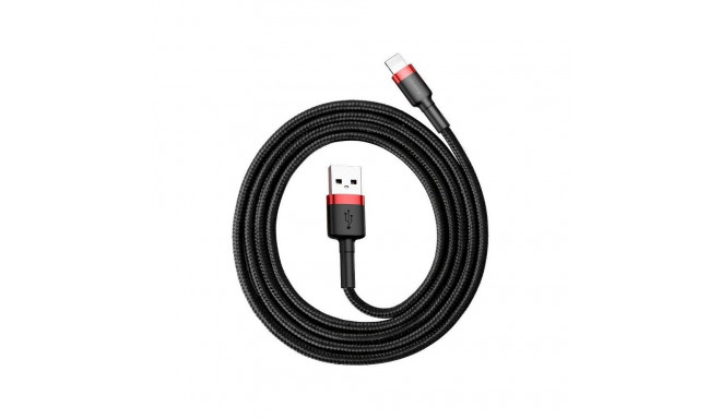 Baseus Cafule USB Lightning Cable 2.4A 1m / red/black