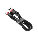 Baseus Cafule USB Lightning Cable 2.4A 1m / red/black