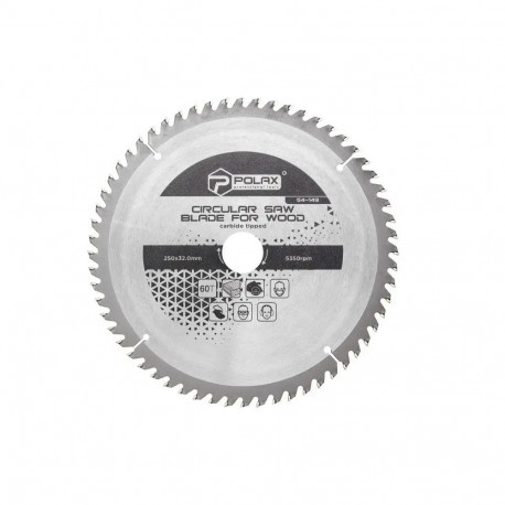 Polax saeketas puidule kõvasulamotstega 250x32.0|30.0|60T