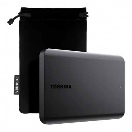 Toshiba External Hard Drive Canvio Basics Excl (2.5" 4TB, USB3.2 Gen 1, Black)