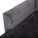 Corner sofa bed INGA graphite grey
