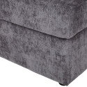 Corner sofa bed INGA graphite grey