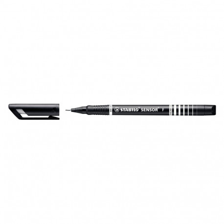 Tindipliiats Stabilo Sensor Fine, fineliner 0,3mm, must