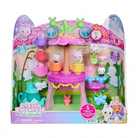 GABBY´S DOLLHOUSE playset Flutterriffic tea party