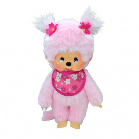 MONCHHICHI plush-doll, Pink Sakura, 20 cm