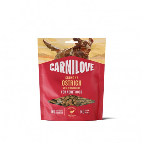 Carnilove Ostrich with Blackberries treats for dogs 200g