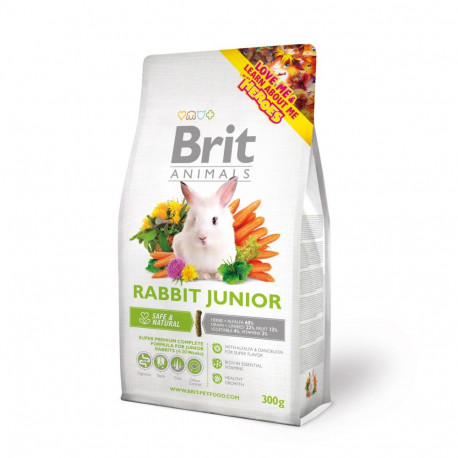 Brit Animals Rabbit Junior complete food for young rabbits 0,3kg