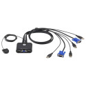 "DATA KVM ATEN CS22U KVM-Switch 2xKVM/4xUSB/2xVGA"