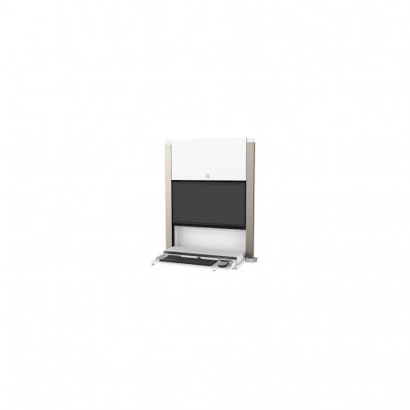 "CareFit 24-inch Sit-Stand Enclosure, Snow White"
