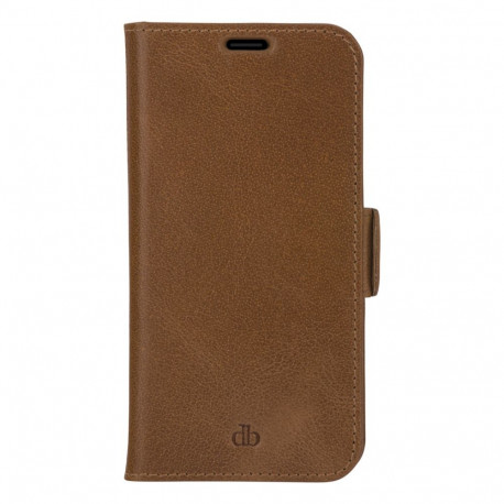 "dbramante1928 Copenhagen Slim - Flip-Hlle fr Mobiltelefon - genarbtes Leder - Hellbraun - fr Apple 