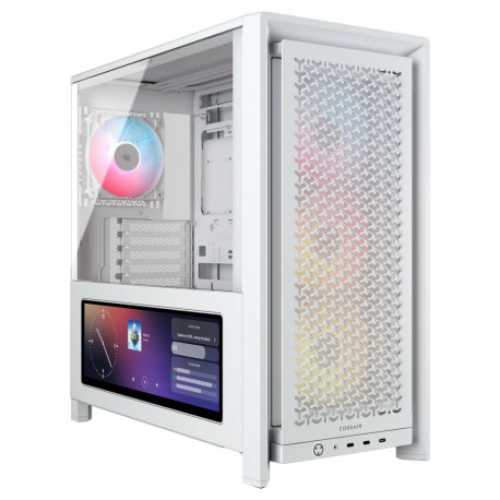 CORSAIR miditorn Frame 4000D LCD RS ARGB ATX mänguri, valge
