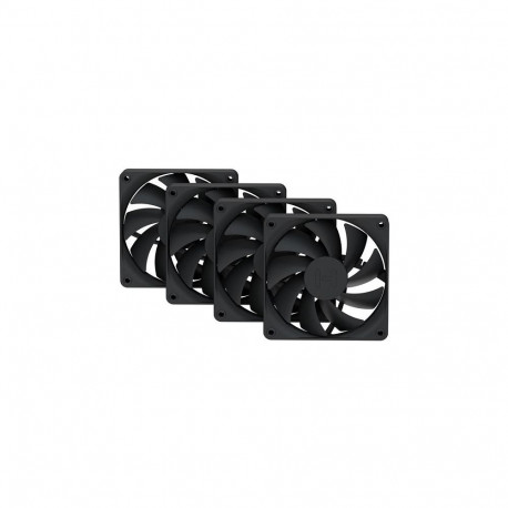 HYTE ventilaatorid FA12 4-pakk 120mm, must