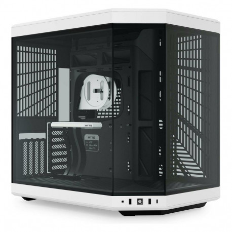 HYTE korpus Y70 ATX miditorni kahesektsiooniline klaasakendega, must/valge