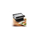 TEFAL | OptiGrill Initial | GC706D | Contact grill | 2000 W | Black/Stainless steel