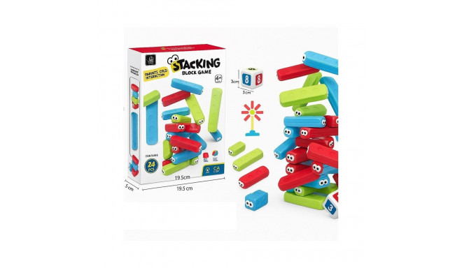 24PCS STACKING BLOCKS GAME