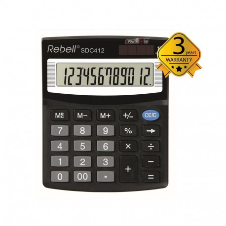 CALCULATOR SMALL REBELL SDC412