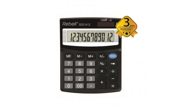 CALCULATOR SMALL REBELL SDC412