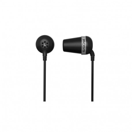 Koss Headphones THE PLUG CLASSIC Wired, In-ear, 3.5 mm, Noise canceling, Black