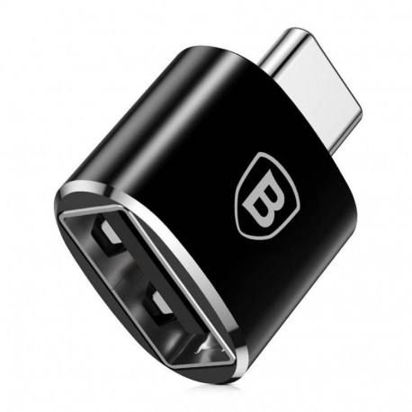 Baseus - Baseus CATOTG-01 Adapter From USB-A to USB-C Black