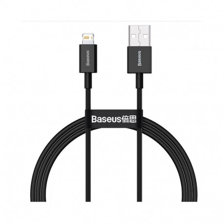 Baseus - Baseus CALYS-A01 Superior Fast Charging Data Cable USB-Lightning 2.4A 1m Black