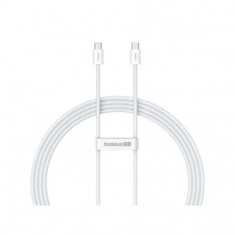 Baseus - Baseus Superior Series 2 Fast Charging Data Cable Type-C to Type-C 30W 1m Moon White